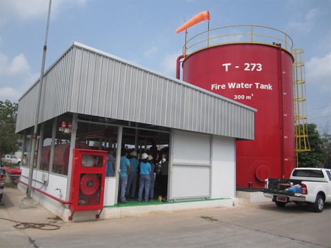 ติดตั้งระบบดับเพลิงด้วยน้ำ